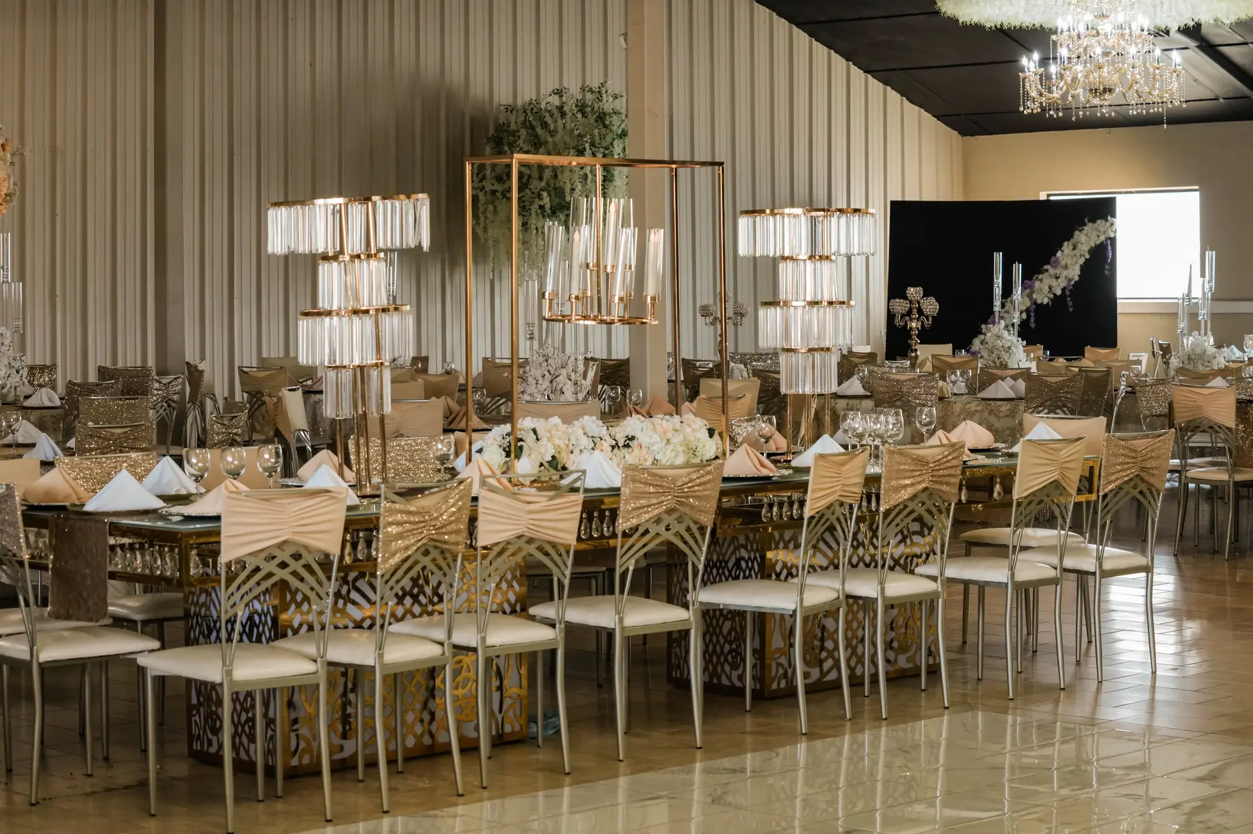Hall gold reception at Imperial Event Center 1